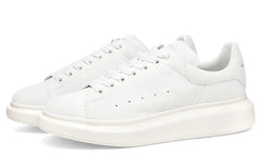 Alexander McQueen Nubuck Wedge Sole Sneaker 'Ivory' 553761WHV679521 #