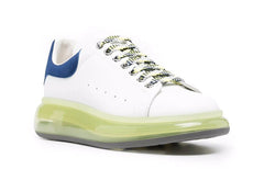 Alexander McQueen Oversized Sneaker 'Translucent Indigo Yellow' 604232WHXMA9433 #