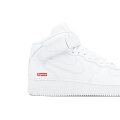NIKE AIR FORCE 1 MID SUPREME WHITE