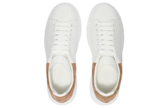 Alexander McQueen Suede Heel Tab Wedge Sole Sneaker 'White Mole' 553680WIBN29784 #