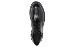(WMNS) Alexander McQueen Wander Lace-Up Loafers 'Black' 700079WIC611000 #