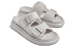 Alexander McQueen Hybrid Sandals 'Ash Grey' 663563W4TM61612 #
