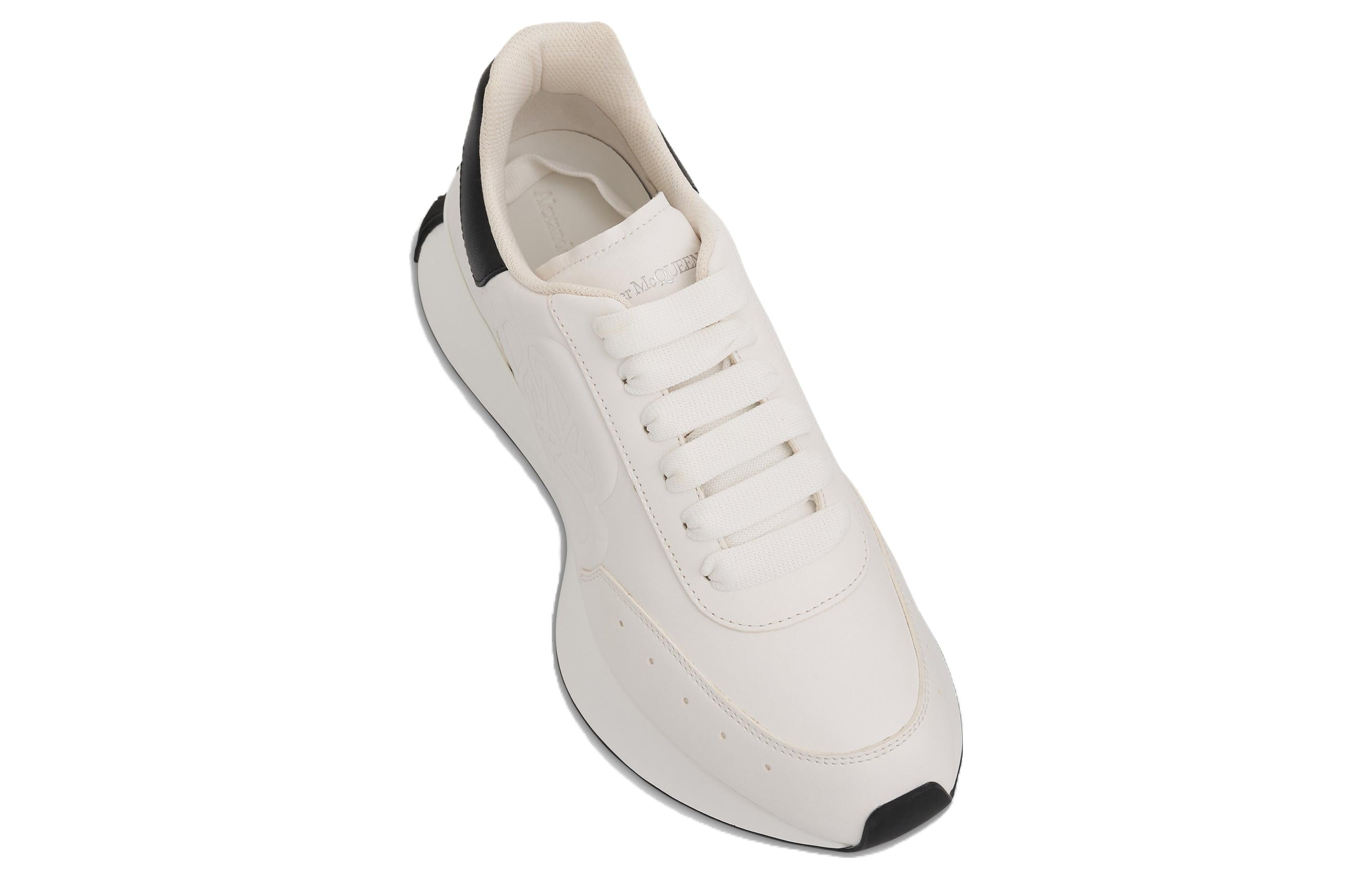 Alexander McQueen Sprint Runner 'Beige Black' 688548WIC939061 #