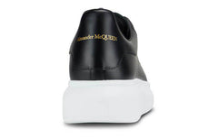 Alexander McQueen Oversized Sneaker 'Black White Sole' 553680WHGP51000 #