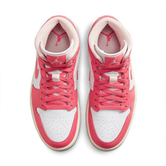 (WMNS) Air Jordan 1 Mid 'Strawberries and Cream' BQ6472-186 #
