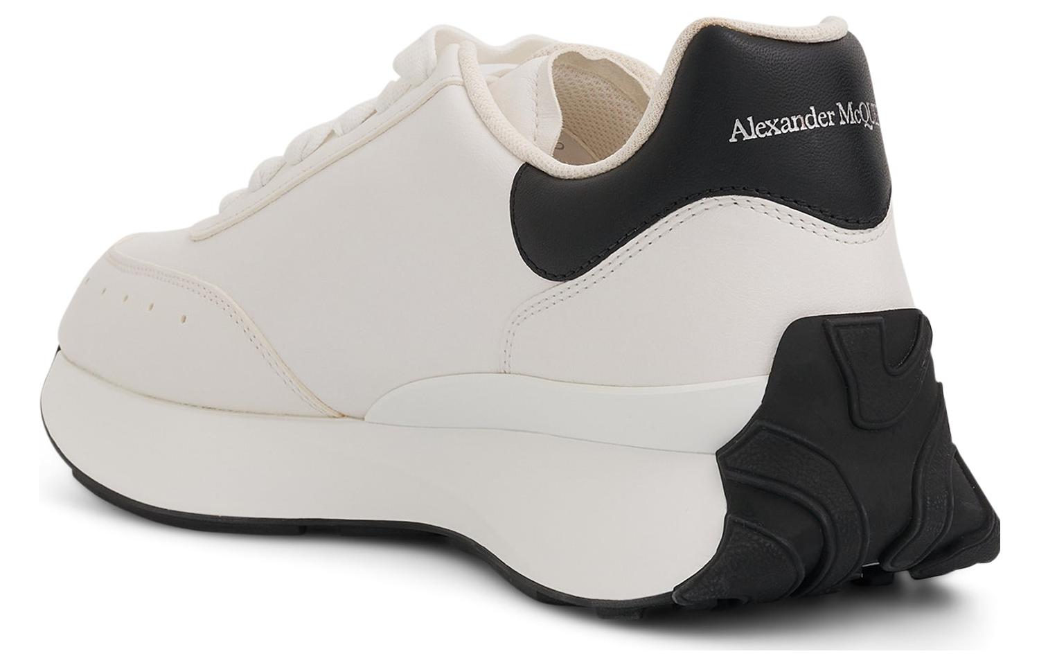 Alexander McQueen Sprint Runner 'Beige Black' 688548WIC939061 #