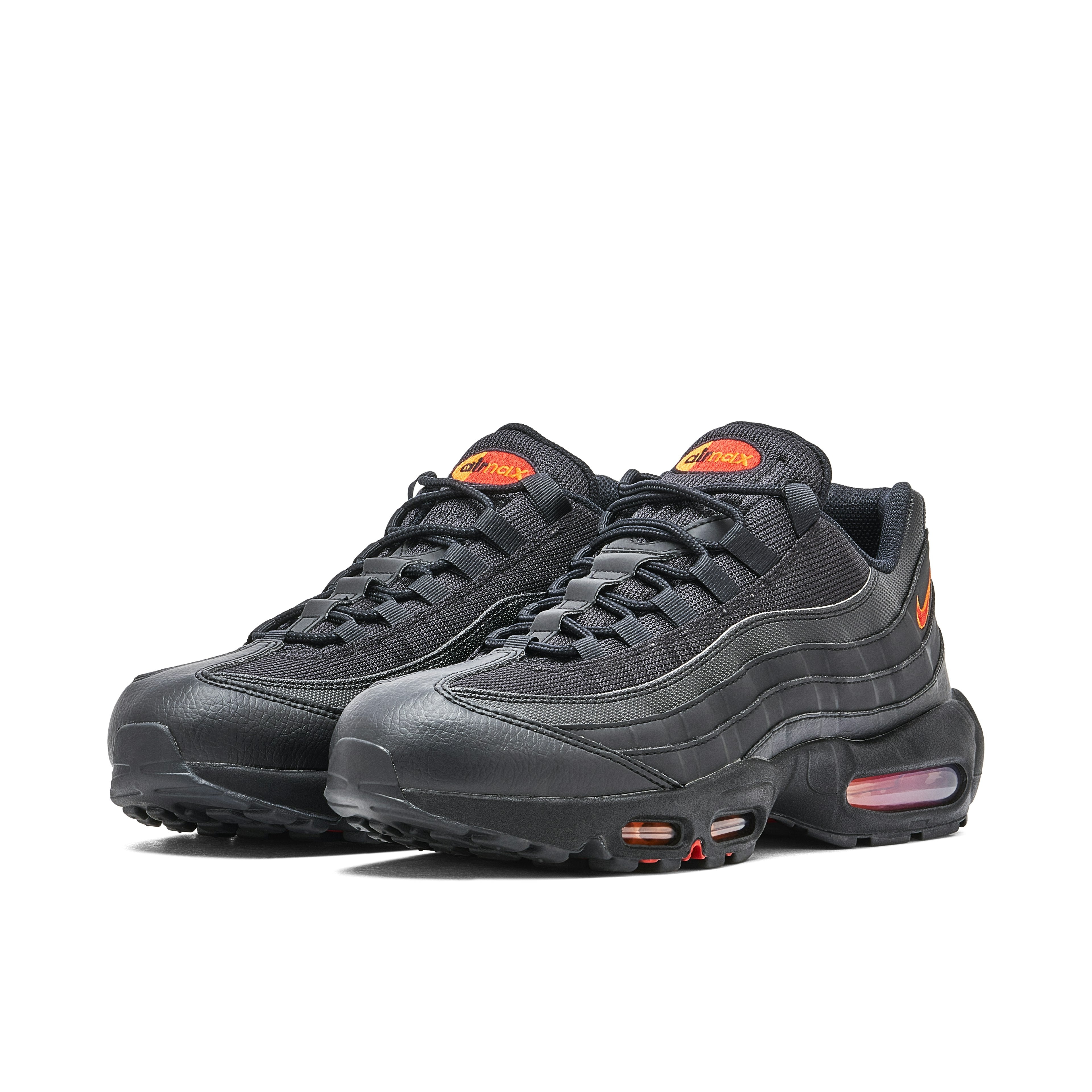 NIKE AIR MAX 95 BLACK FIERY ORANGE