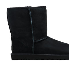 UGG CLASSIC SHORT II BOOT BLACK WOMENS
