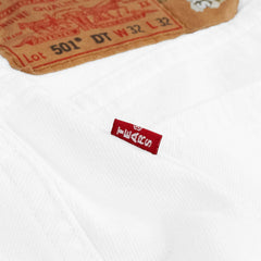 Le Jean Couronne de Coton Blanc