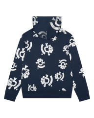 Bstroy Tears Zip Hoodie Blue
