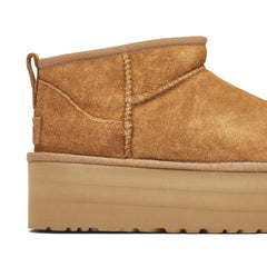 UGG CLASSIC ULTRA MINI PLATFORM CHESTNUT WOMENS