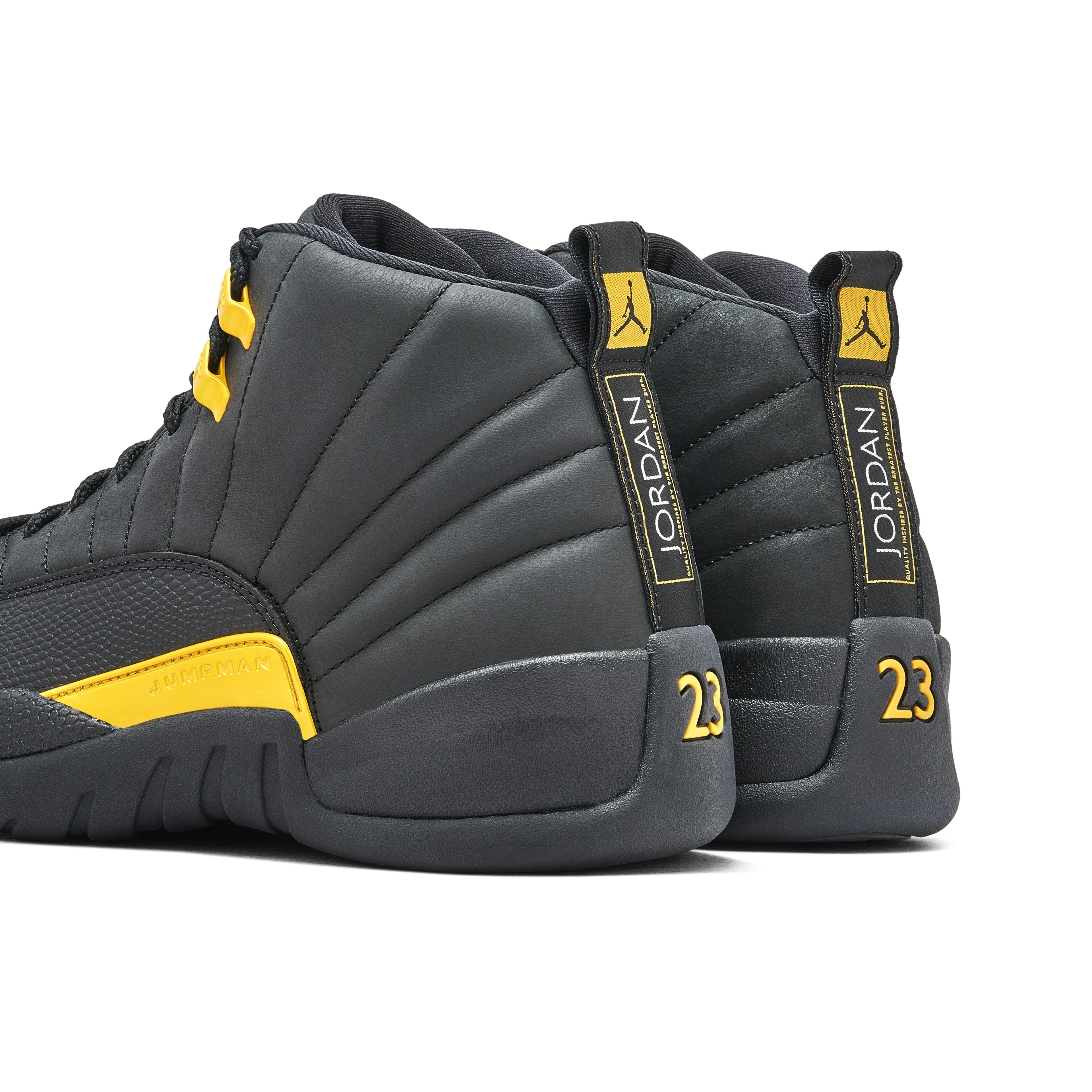 AIR JORDAN 12 BLACK TAXI