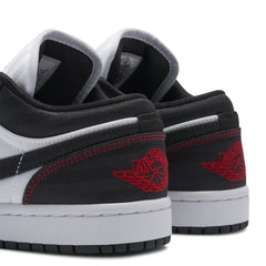 AIR JORDAN 1 LOW SE UTILITY BLACK WHITE RED WOMENS