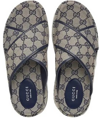 GUCCI SLIDE SANDAL " BEIGE BLUE " #.