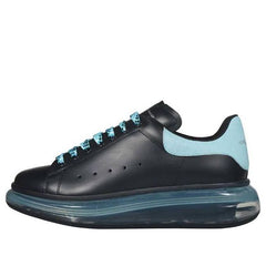 (WMNS) Alexander McQueen Oversized Sneakers 'Black Light Blue' 666893WHXMA1136 #