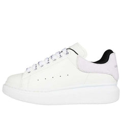 (WMNS) Alexander McQueen Oversized Sneakers 'White Pink Black' 697103WICYA8876 #