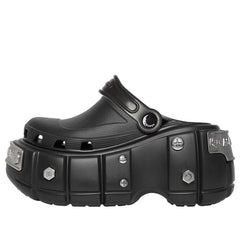 Balenciaga Hardcrocs Slide x Crocs 'Black' 687397W1S8N1081 #