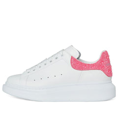 (WMNS) Alexander McQueen Oversized Sneaker 'White Pink Glitter' 718243WICY98844 #