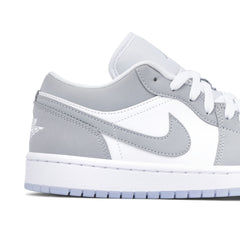 AIR JORDAN 1 LOW WHITE WOLF GREY WOMENS