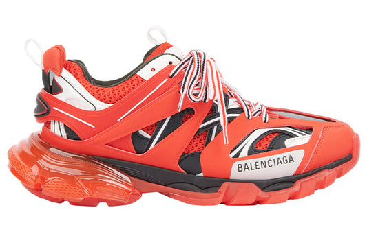 Balenciaga Track Clear Sole Low-Top Sneakers Red 647742W3BZ16591 #