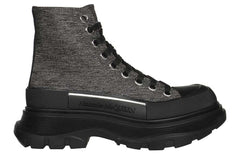 (WMNS) Alexander McQueen Tread Slick Boots 'Brown Black' 718369W4US28163 #