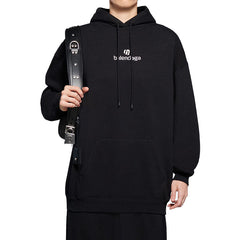 (WMNS) Balenciaga Alphabet Printing Long Sleeves Hoodie Black 578135TJVE11034 #