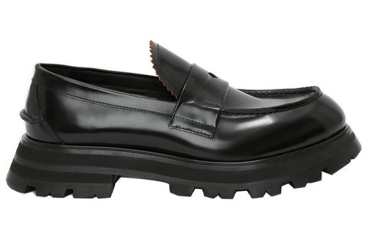 (WMNS) Alexander McQueen Wander Loafer 'Black' 664618WHZ801000 #