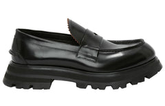 (WMNS) Alexander McQueen Wander Loafer 'Black' 664618WHZ801000 #