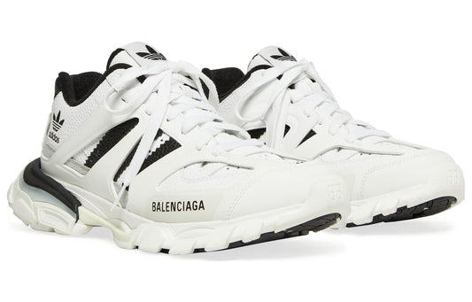 (WMNS) adidas Originals x Balenciaga Track Forum Low Top Sneaker 'White Black' 741106W3CZ19010 #