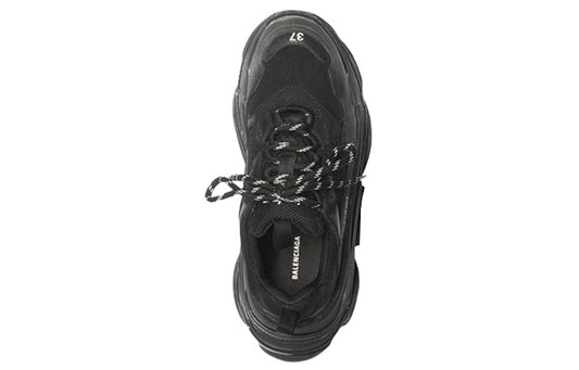 (WMNS) Balenciaga Triple S 'Distressed Black' 531388W09O11000 #