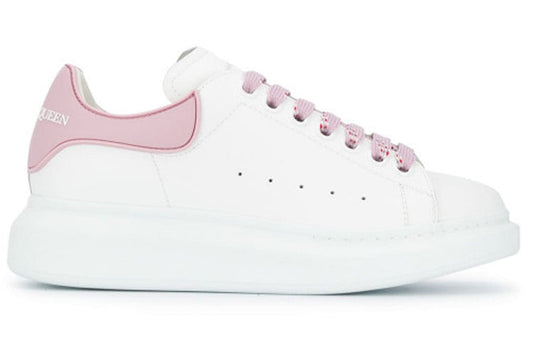 (WMNS) Alexander McQueen Oversized Sneaker 'White Pink' 621056WHXMT9377 #