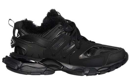 Balenciaga Track Sneaker 'Faux Fur Black' 668556W3CQ11000 #