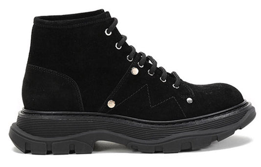 (WMNS) Alexander McQueen Tread Slick Boot 'Black' 595469WHZ281081 #