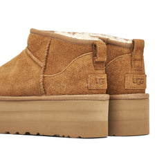 UGG CLASSIC ULTRA MINI PLATFORM CHESTNUT WOMENS
