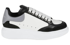 (WMNS) Alexander McQueen Larry Oversized Sensory Sneakers 'White Black Grey' 758982WIA5V1142 #