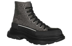(WMNS) Alexander McQueen Tread Slick Boots 'Brown Black' 718369W4US28163 #