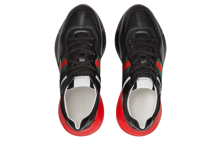 Gucci Rhyton 'Black Red Green Reflective' 643491-2H040-1093 #.