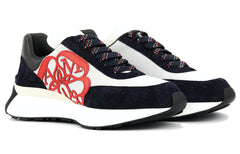 Alexander McQueen Sprint Runner 'Black White Red' 705074W4V618928 #