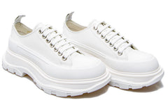 (WMNS) Alexander McQueen Tread Slick Lace Up Low 'White' 633902WHZ629071 #