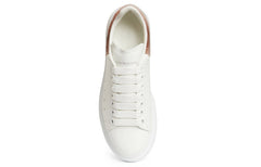 (WMNS) Alexander McQueen Oversized Sneaker 'White Burnt Pink Crocodile' 553770WICG69886 #