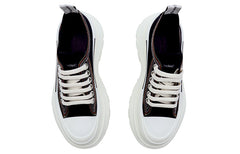 (WMNS) Alexander McQueen Tread Slick Lace Up Sneaker 'Denim Black' 657579W4L3M1355 #