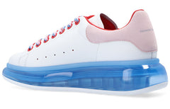(WMNS) Alexander McQueen Oversized Sneaker 'White Blue' 611698WHXMA9623 #