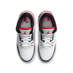(GS) Air Jordan 3 Retro Denim SE 'Fire Red' CZ6634-100 #