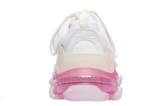 (WMNS) Balenciaga Triple S Clear Sole Trainer 'White Pink' 544351W09ON9025 #