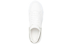 Alexander McQueen Court Trainer 'Beige White Olive Green' 705117WID6H8863 #