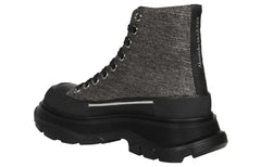 (WMNS) Alexander McQueen Tread Slick Boots 'Brown Black' 718369W4US28163 #