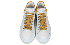 (WMNS) Alexander McQueen Oversized Sneaker 'White Mustard' 621056WHXMT9718 #