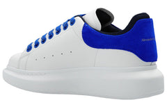 (WMNS) Alexander McQueen Oversized Sneakers 'White Blue' 697103WICYA8823 #