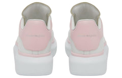 (WMNS) Alexander McQueen Wedge Sole Sneakers 'White and Ice Pink' 718139WIEEP8761 #