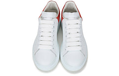(WMNS) Alexander McQueen Oversized Sneaker 'Red Embossed Suede Crocodile' 650788WHZ4K9294 #